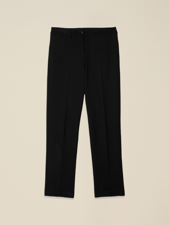 Cigarette pants in milano stitch