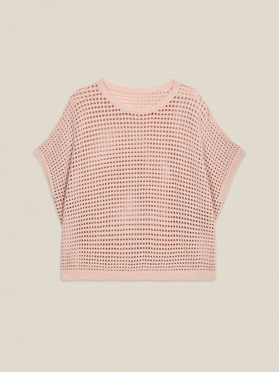 Pulover ajurat din lurex