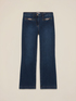 Kick-Flare-Jeans mit Metallschnallen image number 4