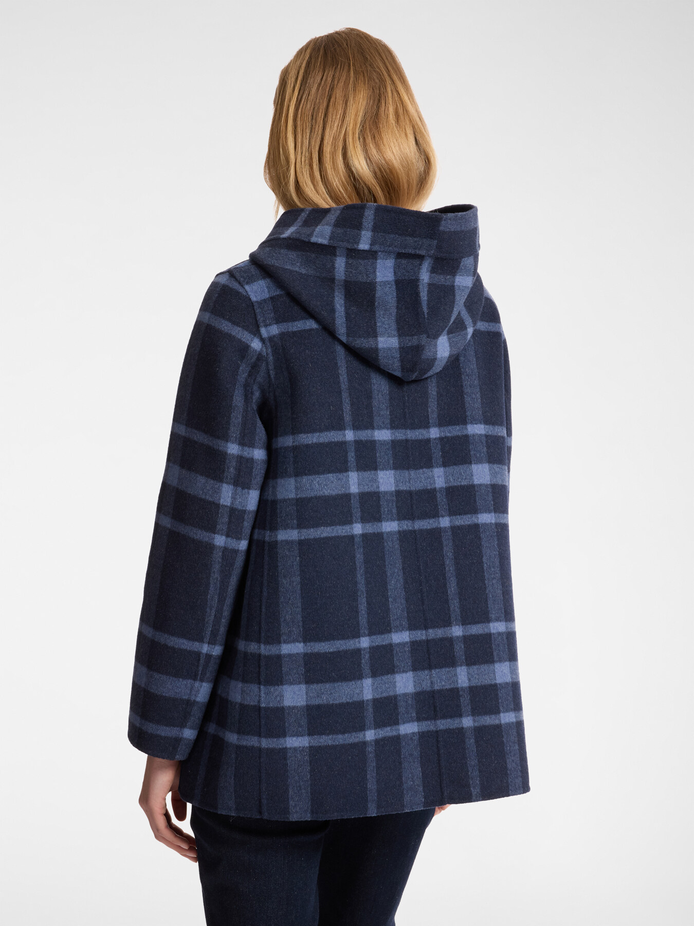 Casual checked coat image number 1