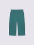Pantalones cropped de mezcla de algodón image number 4