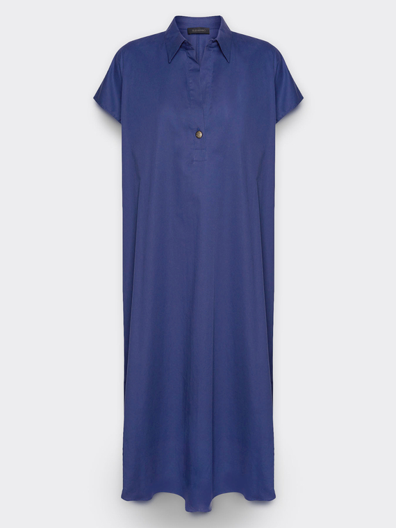 Robe mi-longue en popeline