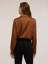 Chemise en satin avec œillets image number 1