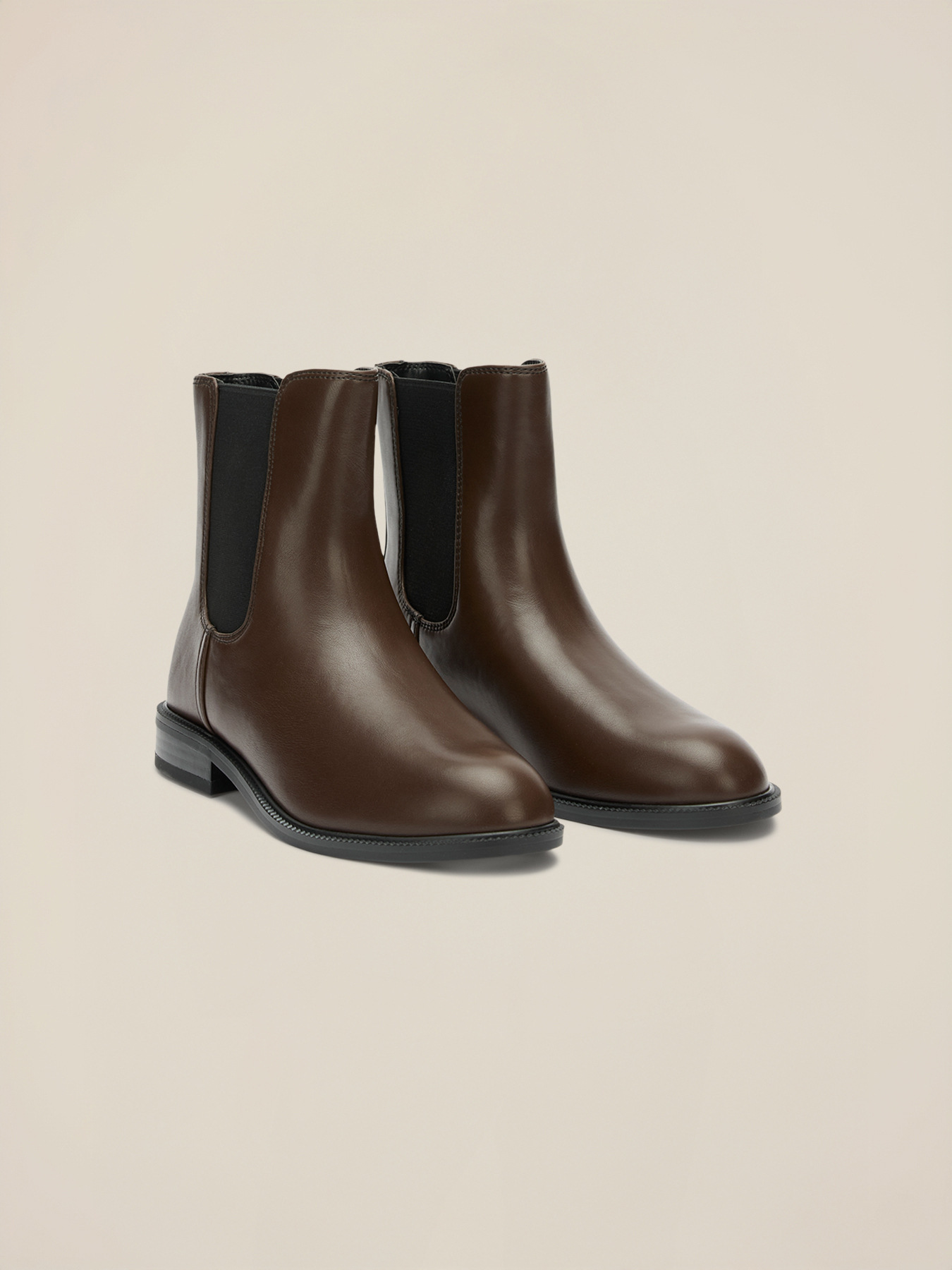 Chelsea boots with side elastic panels image number 1