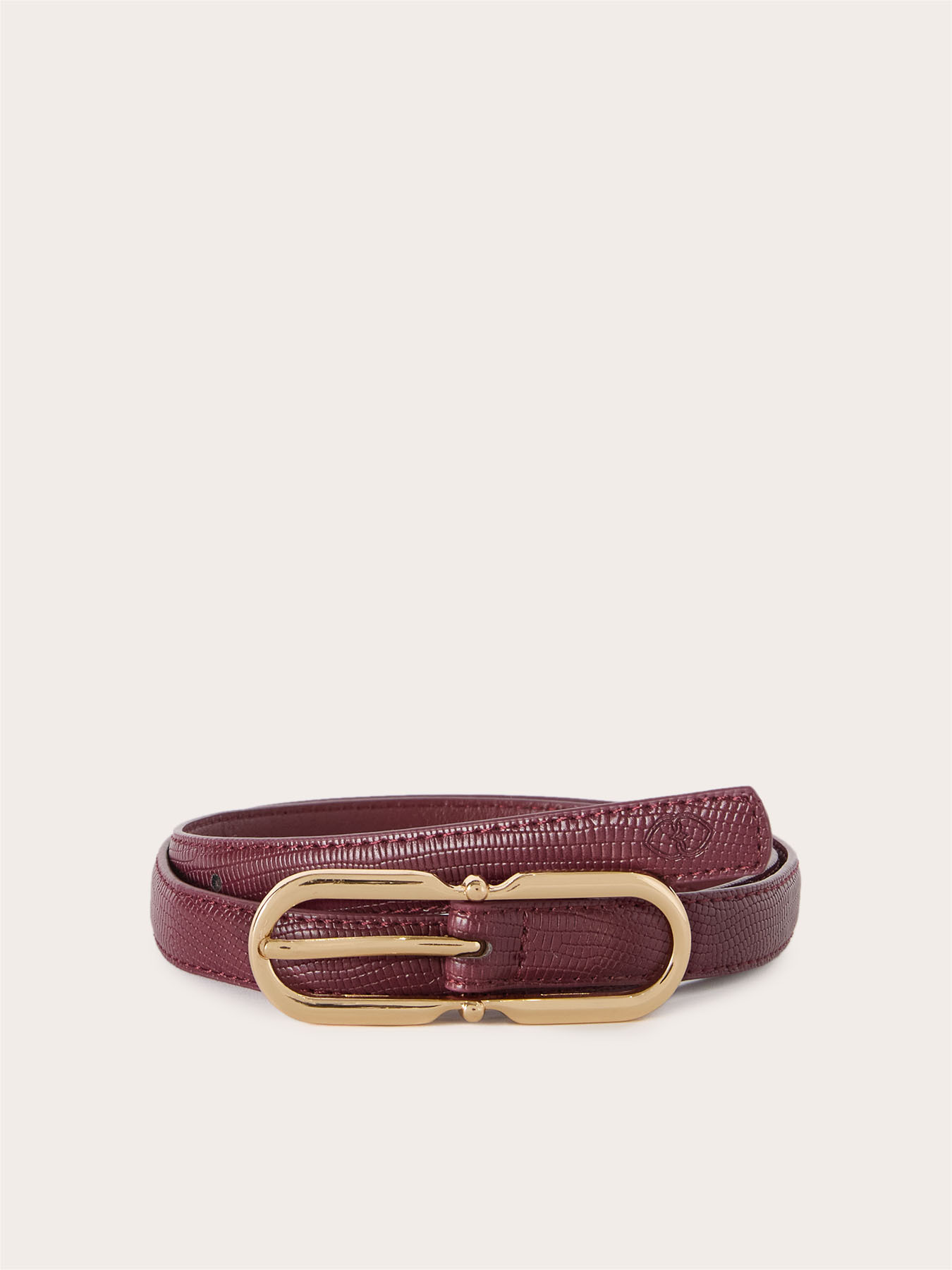Cintura lizard con fibbia image number 1