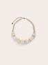 Collana girocollo con perline in legno image number 0