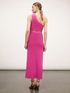 Einschultriges Kleid mit Kräuselungen image number 1