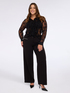 Lace shirt with ruffle on the front image number 3