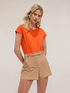 Camiseta con bordado crochet image number 2