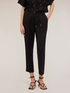 Pantalon regular en lin viscose image number 2