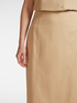 Solid color straight skirt image number 3