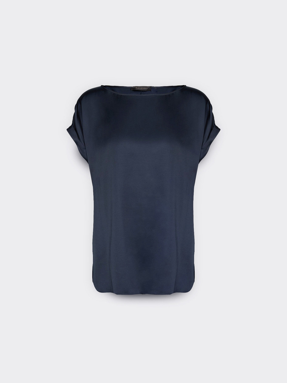 Bluse aus Satin