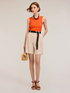 Top with georgette edges image number 2