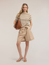 Tricou cu dungi lurex image number 2
