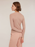 Maglia ad incrocio a coste lurex image number 1