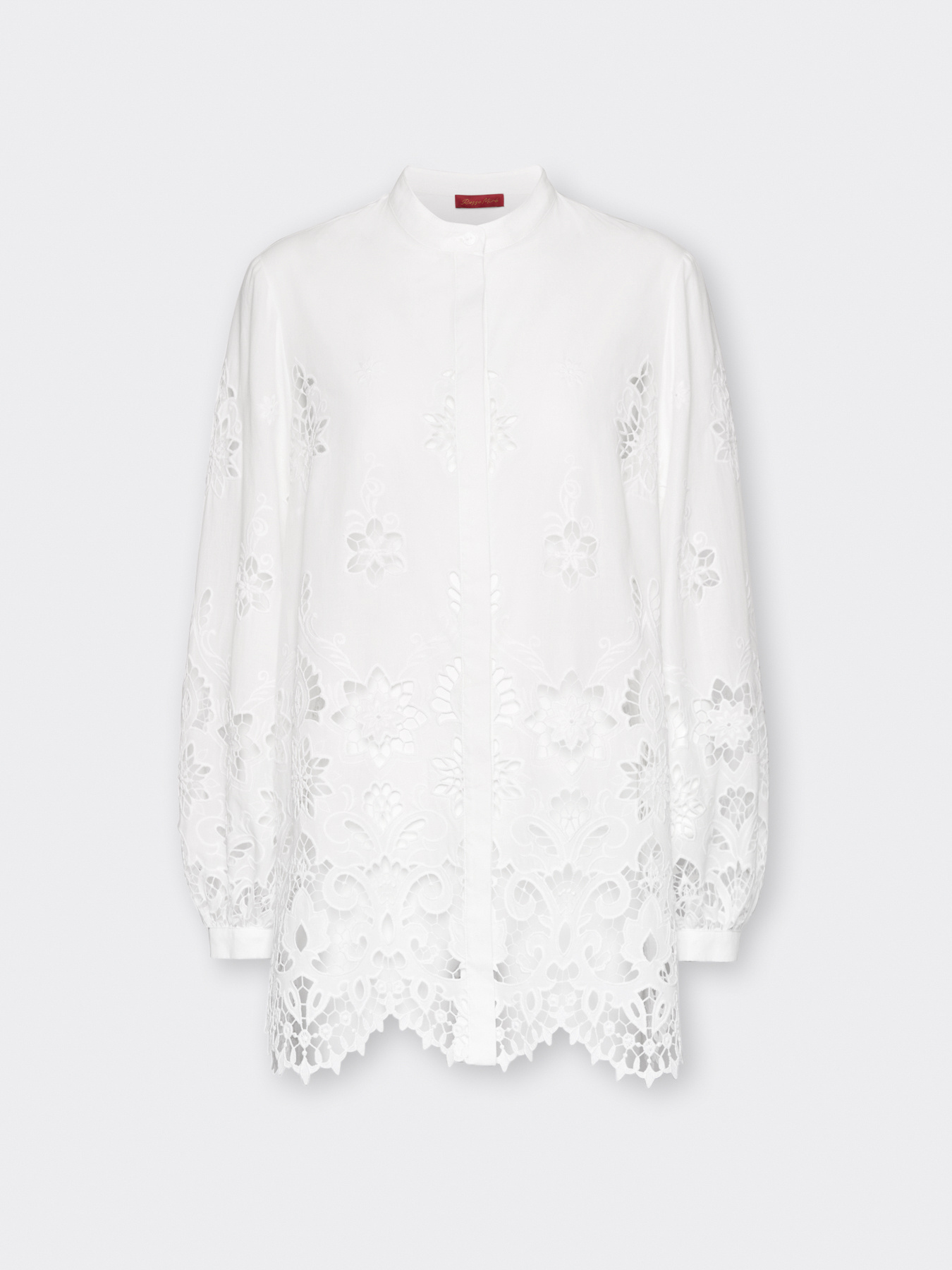 Perforated lace shirt image number 4