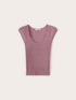 Slim-fit ribbed lurex knitwear image number 4
