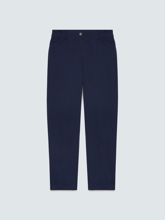 Pantalon Balloon en coton l&eacute;ger
