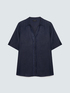 Boxy shirt in linen and viscose blend image number 5