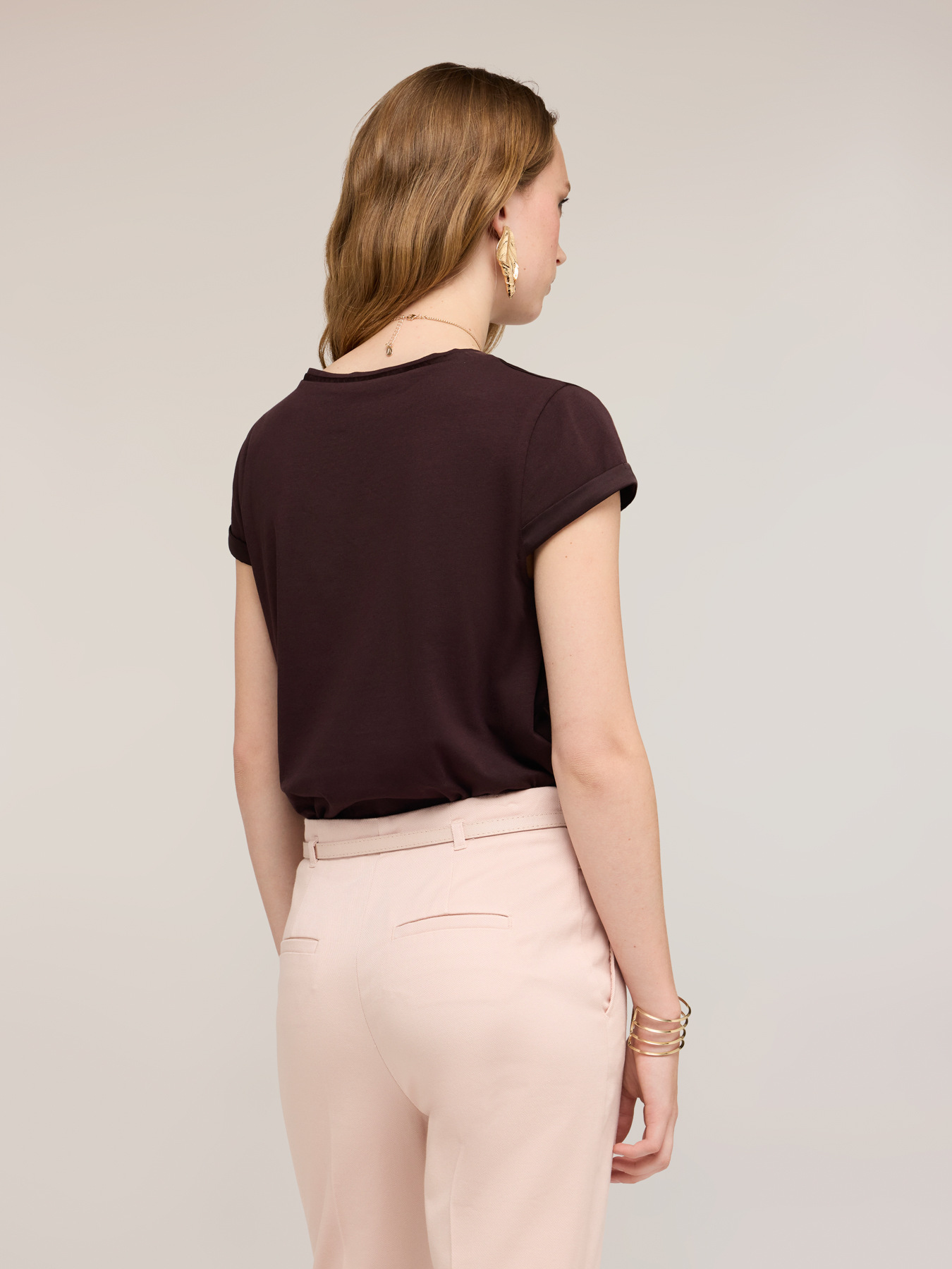 Tricou din două materiale image number 2