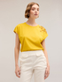 T-shirt with embroidered patch image number 3