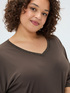 Jersey t-shirt with lurex trim image number 3