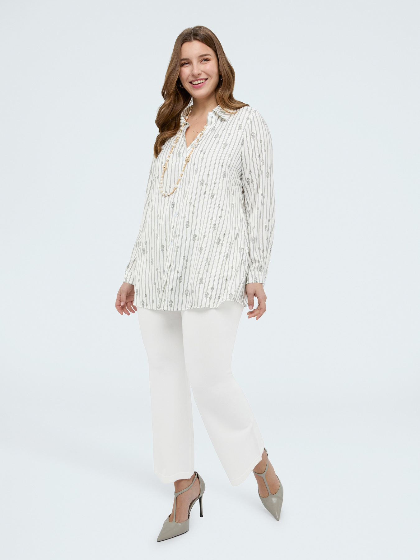 Pantaloni Flare in maglia image number 0