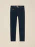 Jeans skinny in denim con dettaglio fibbia image number 4