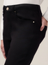 Skinny pants in cotton and Tencel with jewel button image number 2