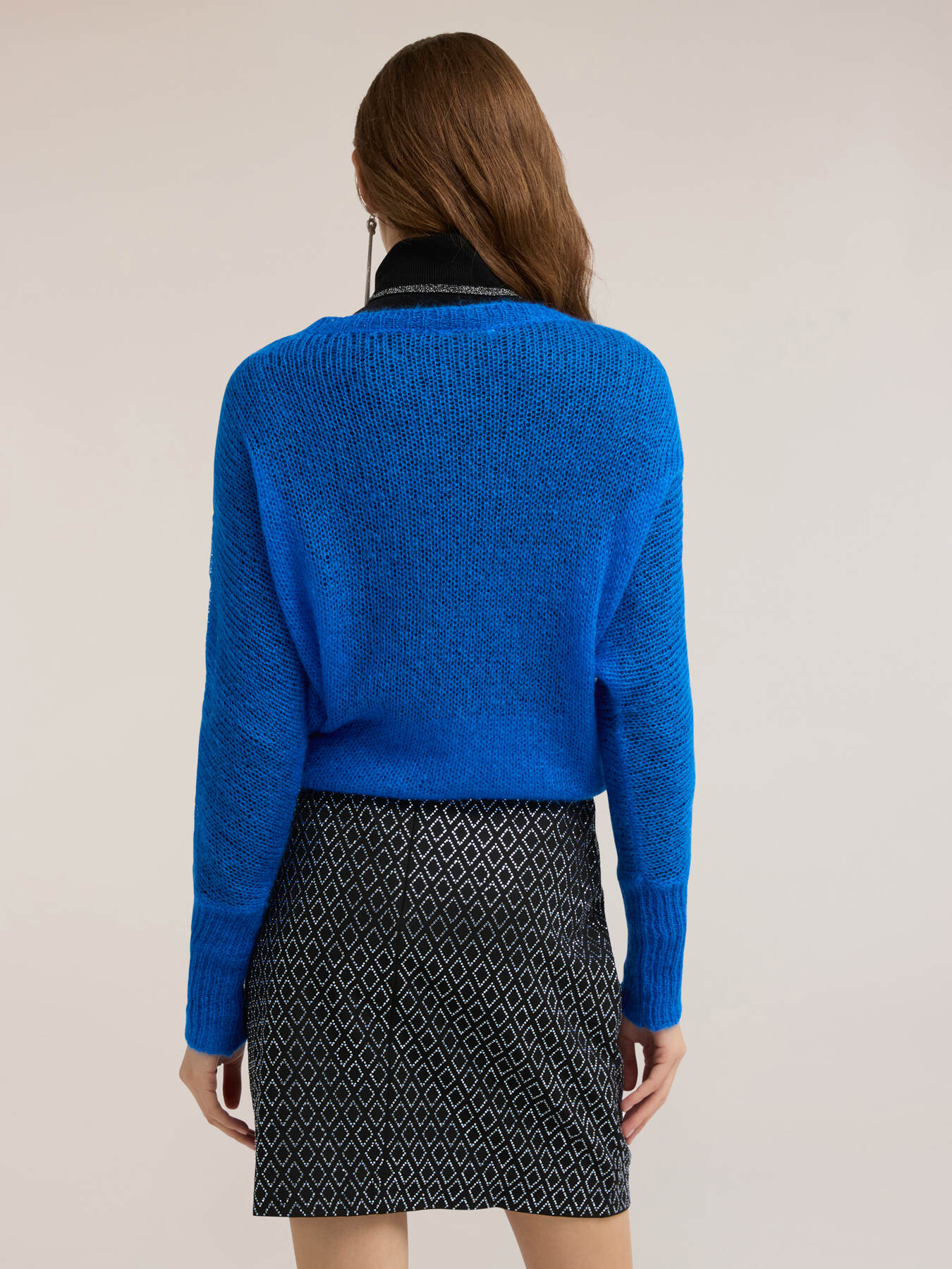 Oversized mohair blend sweater image number 1