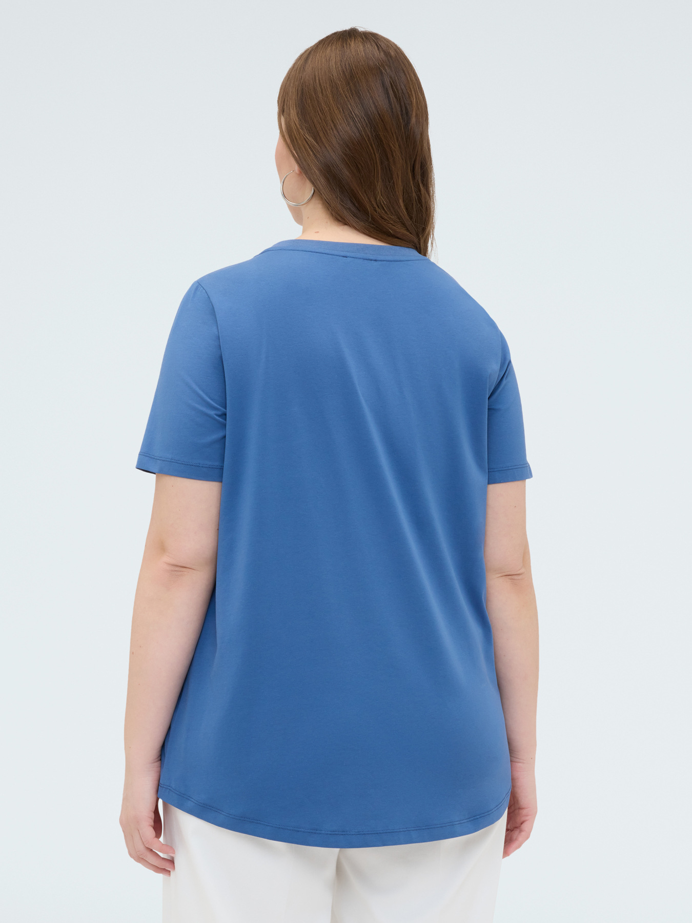 T-shirt in cotone con cuori e strass image number 1