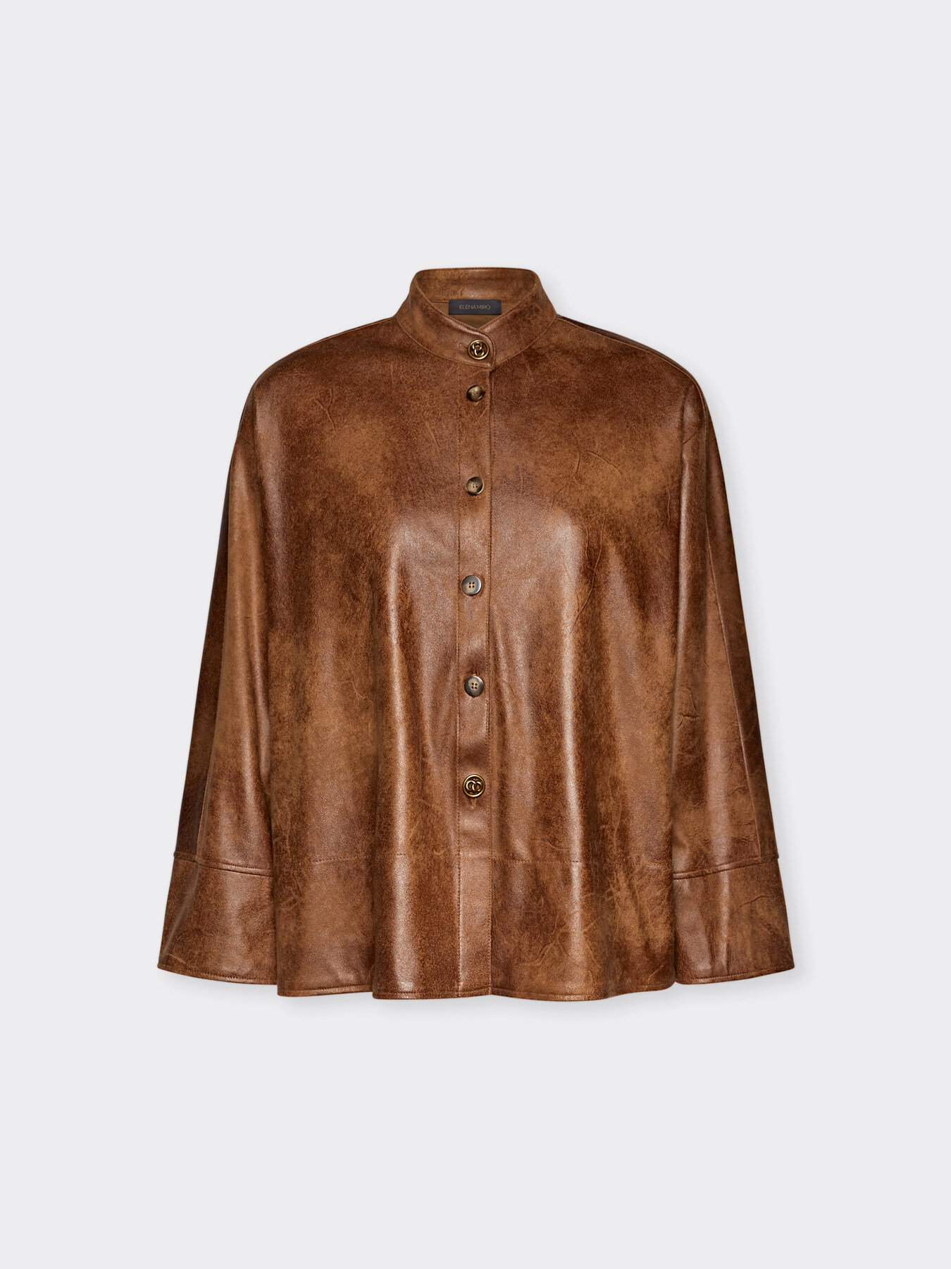 Camisa de tela con efecto vintage image number 4