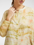 Camisa larga de ramio estampado image number 3