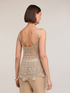 Top aus durchbrochener Strickware in Lurex image number 1