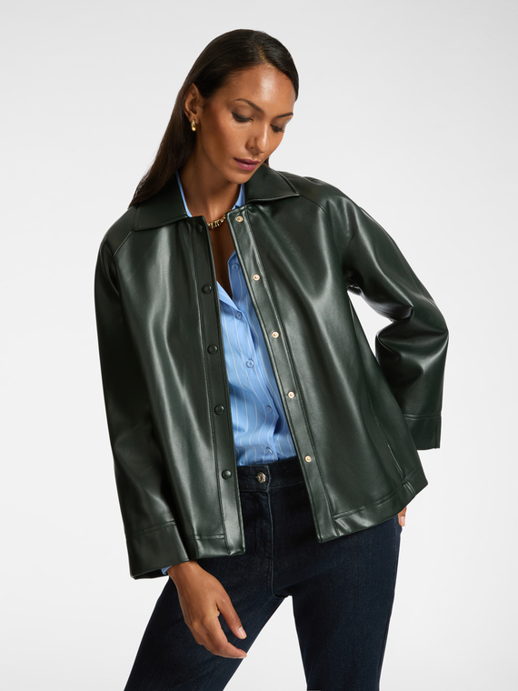 Coated fabric jacket