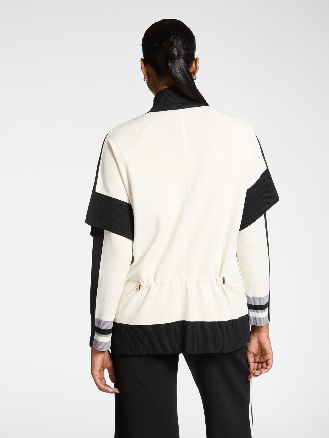 Short sleeve viscose blend cardigan image number 1