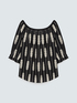 Off-Shoulder-Bluse mit Stickereien image number 4