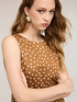 Polka dot flare dress image number 3