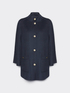 Short double-fabric coat image number 4
