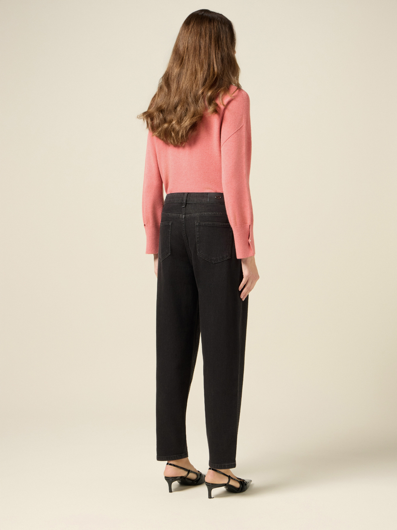 Jeans boyslim con micro cristalli image number 1