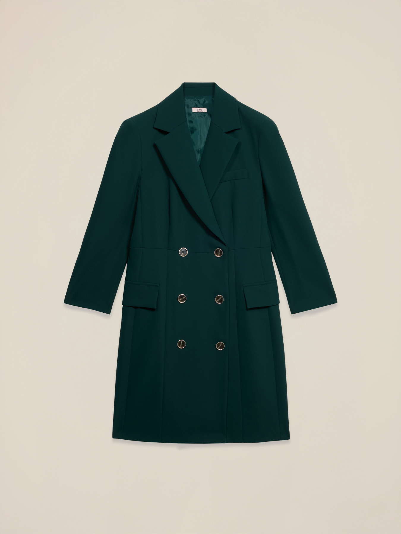 Robe manteau in tessuto cr&ecirc;pe image number 5