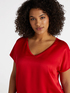 T-Shirt aus Satin und Jersey image number 3