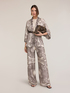 Kimono din satin cu imprimeu image number 3