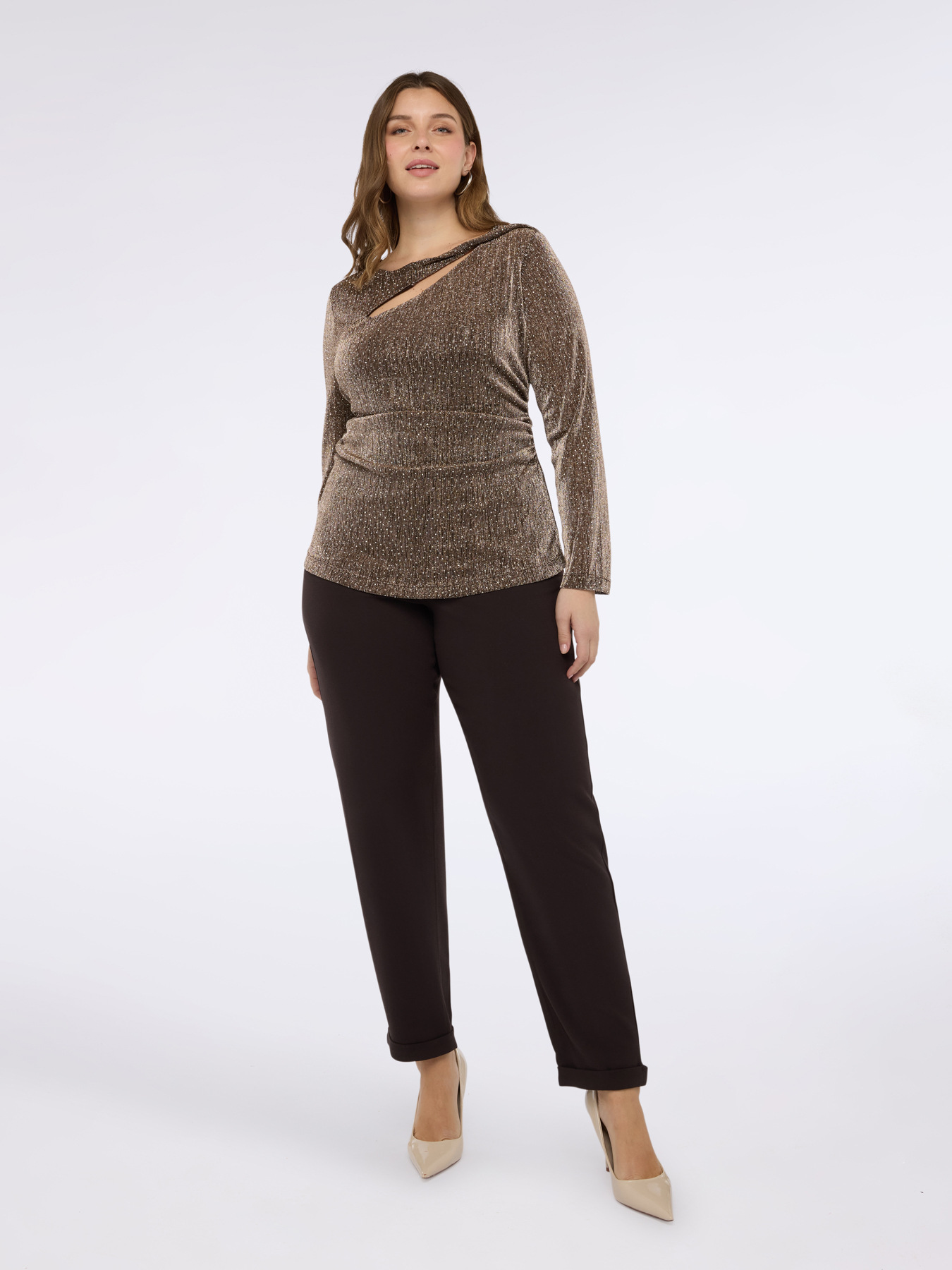 Pantaloni Balloon in tessuto scuba image number 0