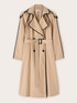 Double-breasted trench coat with trimmings image number 4