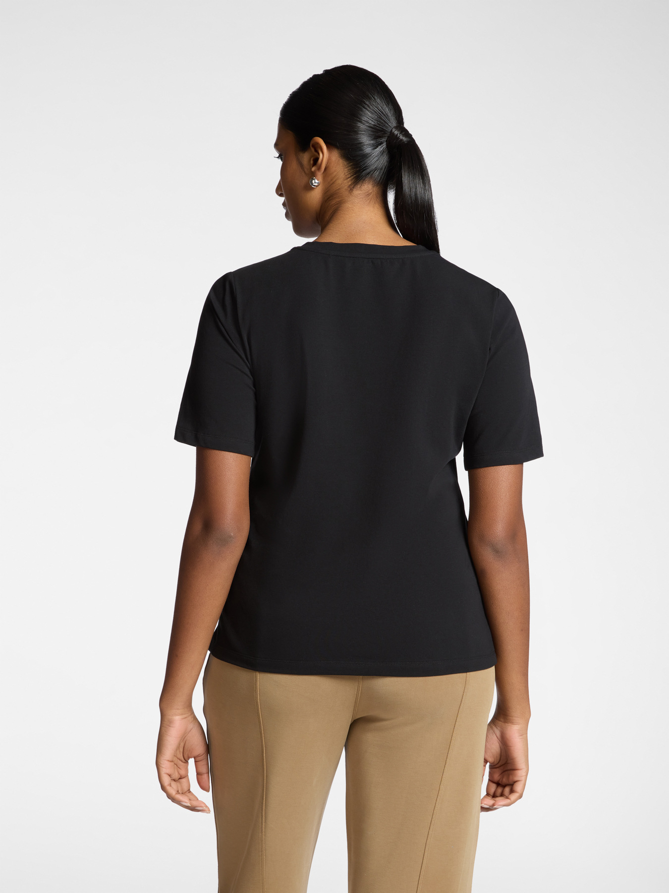 T-shirt in cotone con ricamo Monogram image number 1