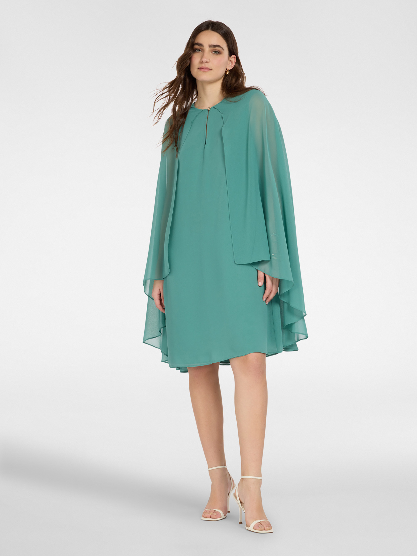 Layered-Kleid aus Georgette image number 2