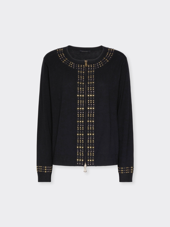 Studded cardigan