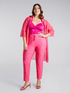 Kaftan-Hemd aus bedrucktem Georgette image number 3
