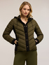 Lightweight bi-material down jacket image number 0